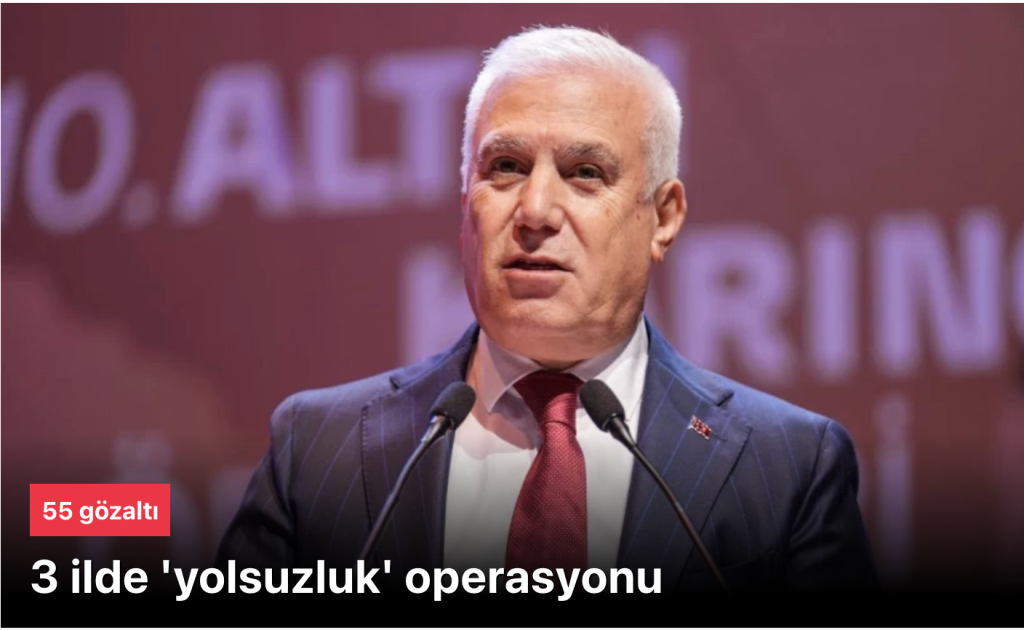 Bursa Büyükşehir Belediye Başkanı Bozbey gözaltına alındı